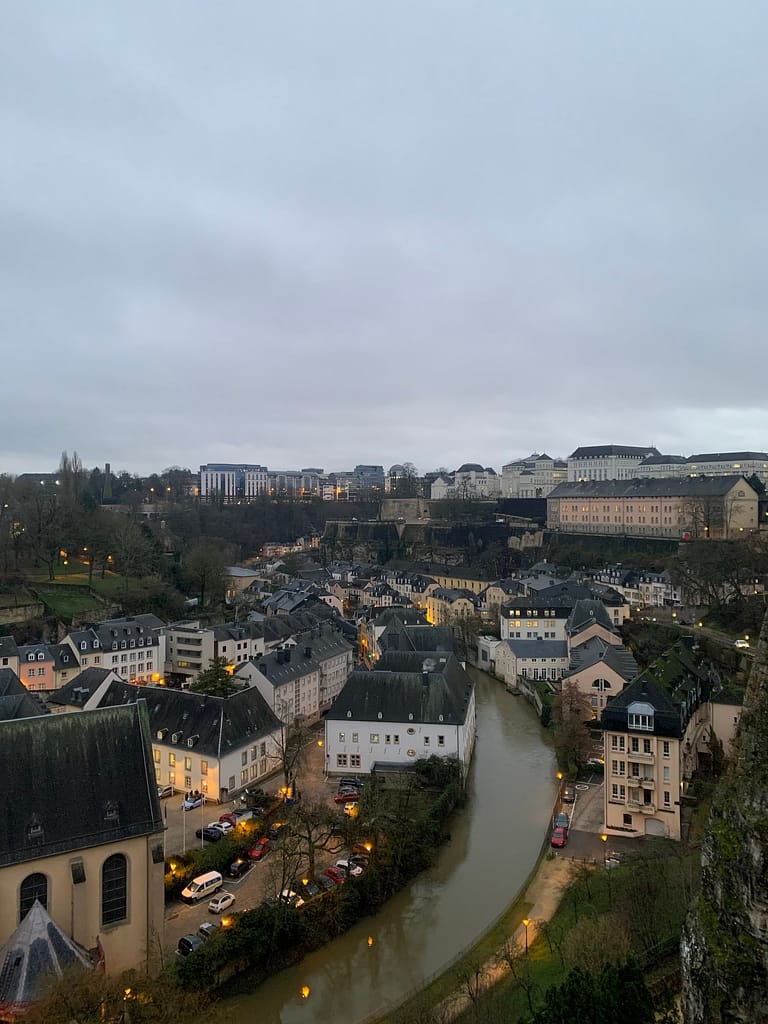 Widok na Luksemburg 