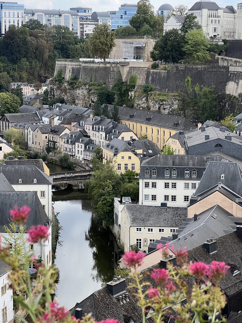 Luksemburg widok miasta