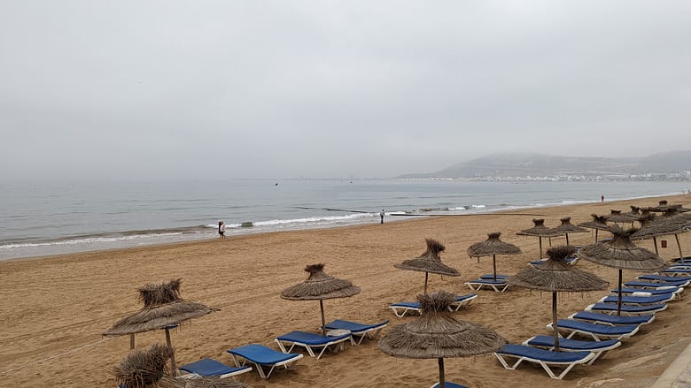 Kasbah w Agadir w mglisty poranek